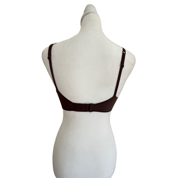 Aerie Smoothez Bra 32C Full Coverage Dark Chocolate - Picture 4 of 9